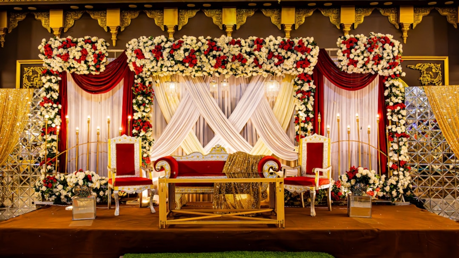 Photo Luxury wedding booth