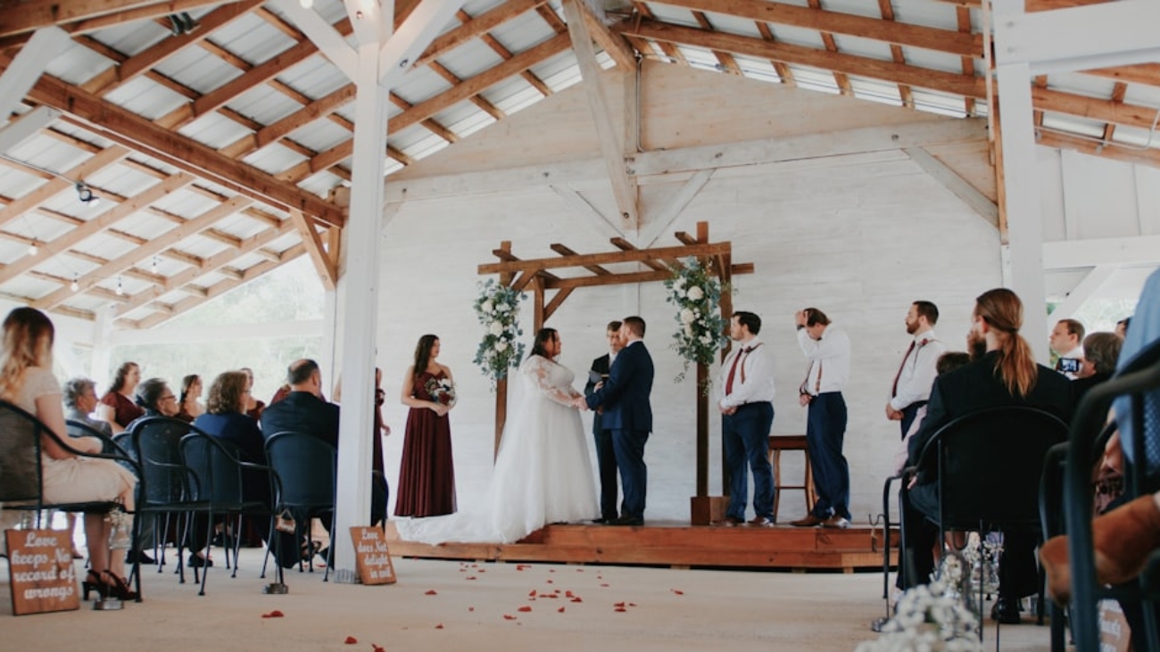 Photo Open-air booth wedding