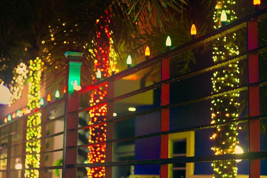 Photo christmas celebration party confetti photo booth