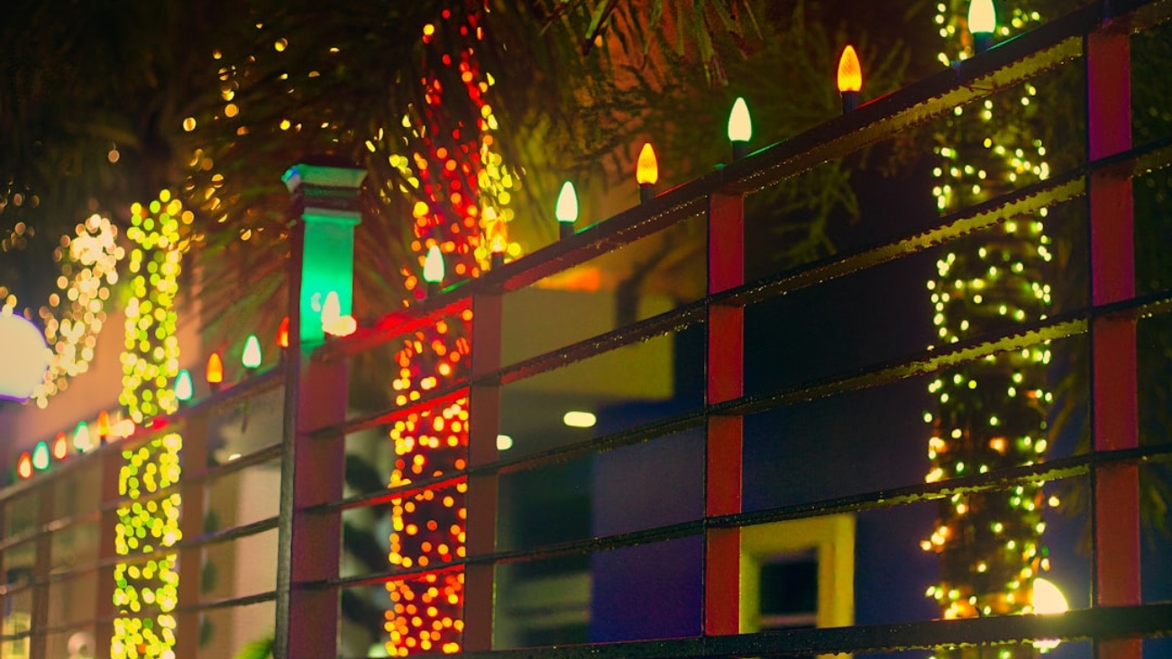 Photo christmas celebration party confetti photo booth