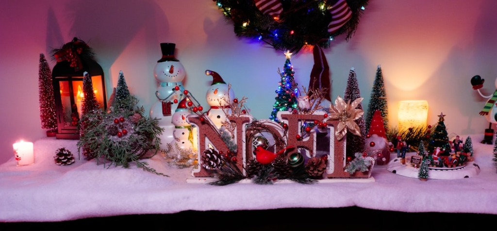 Photo christmas decorations photo booth props