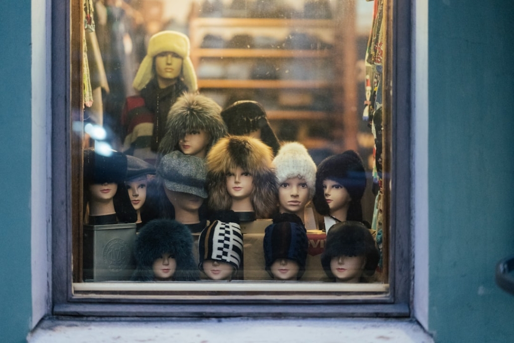 Photo people taking photo booth pictures christmas hats